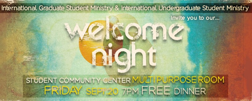 2013-09-20 Welcome Night